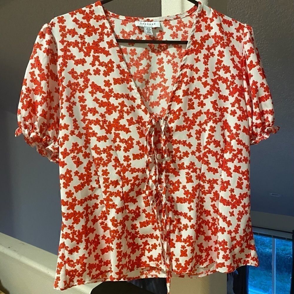 Top Shop floral blouse  